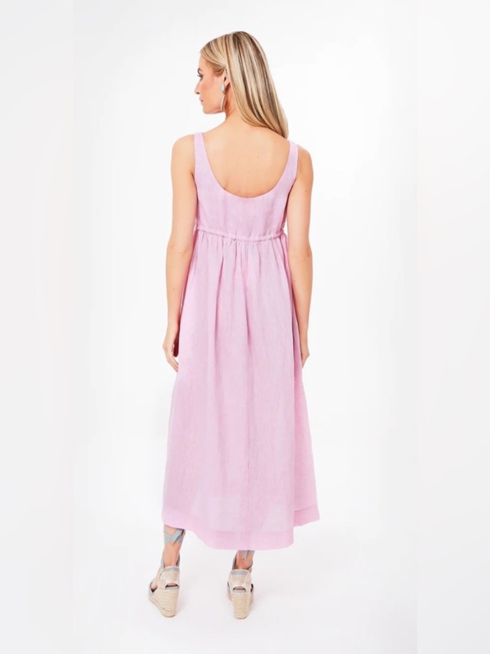 Tuckernuck’s Pomander Place Pink Sabella Maxi Dress - Picture 4 of 10